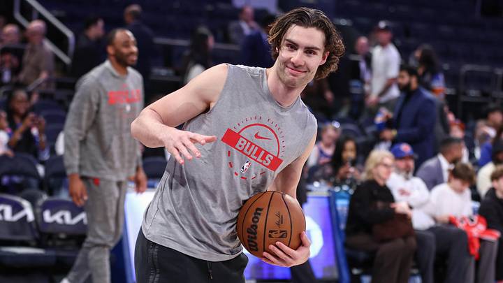 Apr 3, 2026; New York, New York, USA; Chicago Bulls guard Josh Giddey (3) warms up prior to the game against the New York Knicks at Madison Square Garden. Mandatory Credit: Wendell Cruz-Imagn Images Apr 3, 2026; New York, New York, USA; Chicago Bulls guard Josh Giddey (3) warms up prior to the game against the New York Knicks at Madison Square Garden. Mandatory Credit: Wendell Cruz-Imagn Images