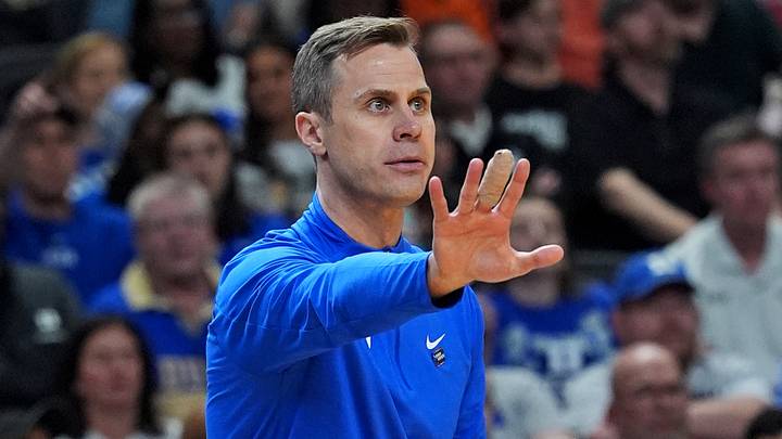 Mar 21, 2026; Greenville, SC, USA; Duke Blue Devils head coach Jon Scheyer reacts during the second half against the Texas Christian University Horned Frogs during a second round game of the men's 2026 NCAA Tournament at Bon Secours Wellness Arena. Mandatory Credit: Jim Dedmon-Imagn Images Mar 21, 2026; Greenville, SC, USA; Duke Blue Devils head coach Jon Scheyer reacts during the second half against the Texas Christian University Horned Frogs during a second round game of the men's 2026 NCAA Tournament at Bon Secours Wellness Arena. Mandatory Credit: Jim Dedmon-Imagn Images
