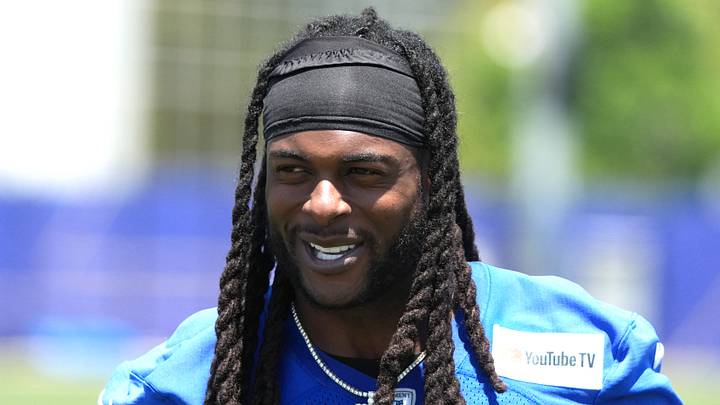 Los Angeles Rams receiver Davante Adams. Los Angeles Rams receiver Davante Adams.