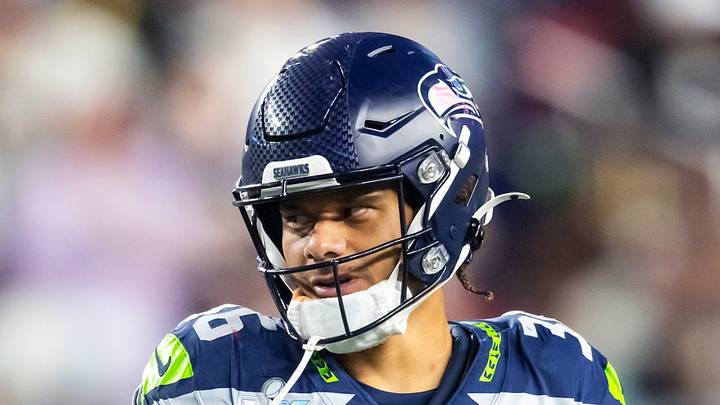 Seattle Seahawks running back George Holani against the New England Patriots.