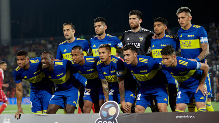 Foto de los once titulares de Boca Juniors frente al Bicho por semis de la Copa Argentina.