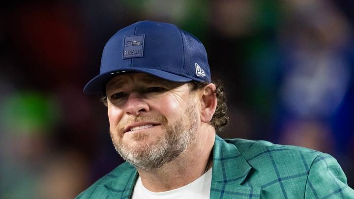 Seattle Seahawks head coach Mike Macdonald celebrates with general manager John Schneider. Seattle Seahawks head coach Mike Macdonald celebrates with general manager John Schneider.