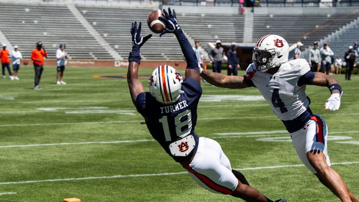 Auburn's receiving room has lost six players to the transfer portal.