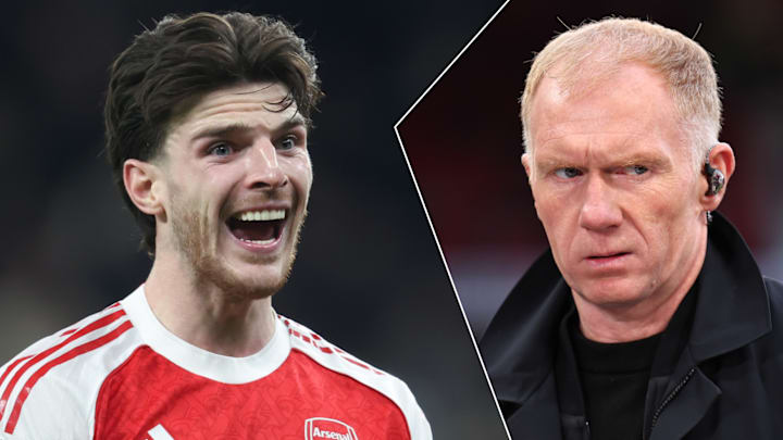 Declan Rice (left) has come under fire from Paul Scholes. Declan Rice (left) has come under fire from Paul Scholes.