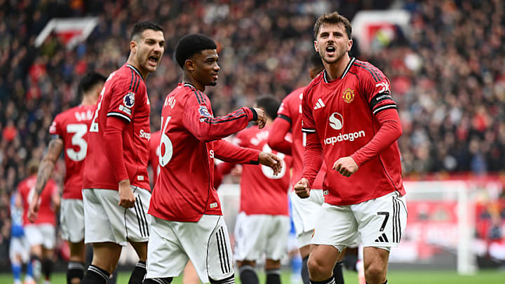 Man Utd secured a third straight home win.