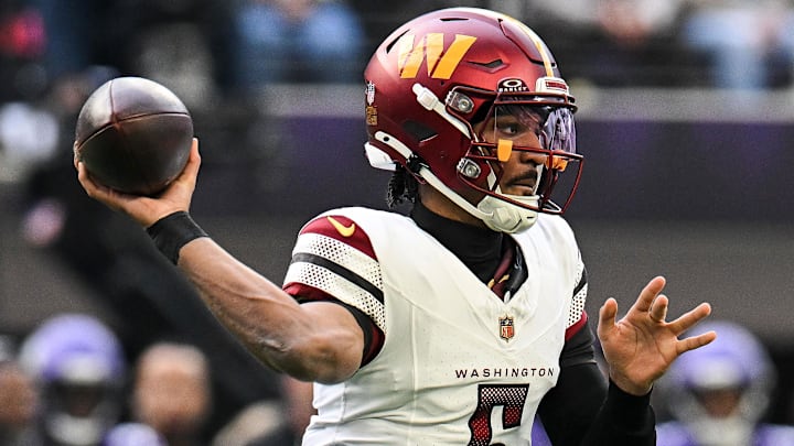 Commanders quarterback Jayden Daniels was shut down for the rest of the 2025 season since he wasn’t medically cleared to return.