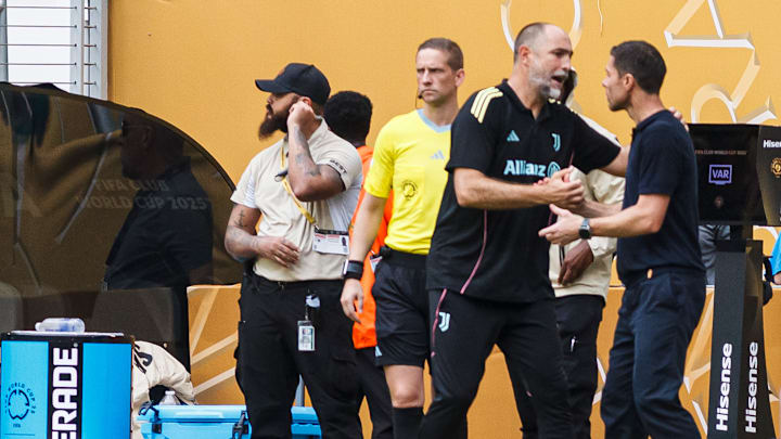 Juve's Igor Tudor, left, was outwitted by Real Madrid boss Xabi Alonso in their last 16 clash at the FIFA Club World Cup 