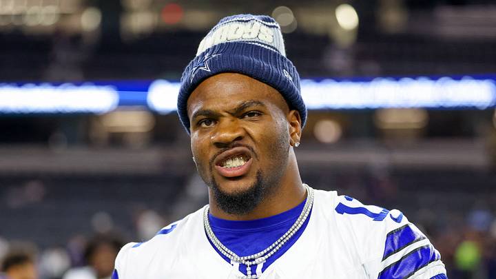Arlington, Texas, USA;  Dallas Cowboys defensive end Micah Parsons (11) reacts after the game against the Baltimore Ravens at AT&T Stadium on August 16, 2025.