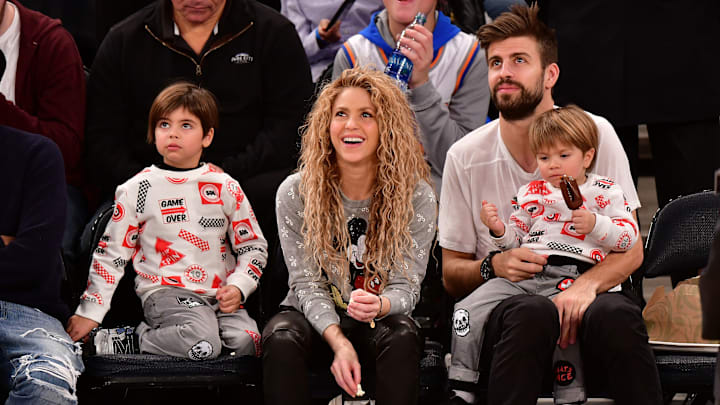 Shakira y Gerard Piqué tienen dos hijos llamados Sasha y Milan 