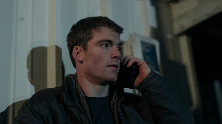The Night Agent. Gabriel Basso as Peter Sutherland in episode 203 of The Night Agent