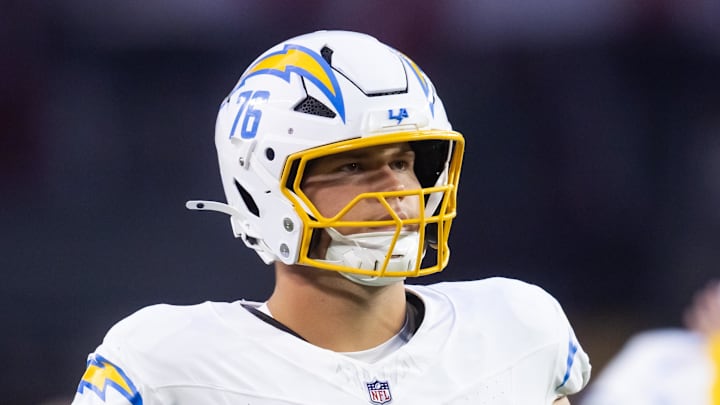 Los Angeles Chargers offensive tackle Joe Alt