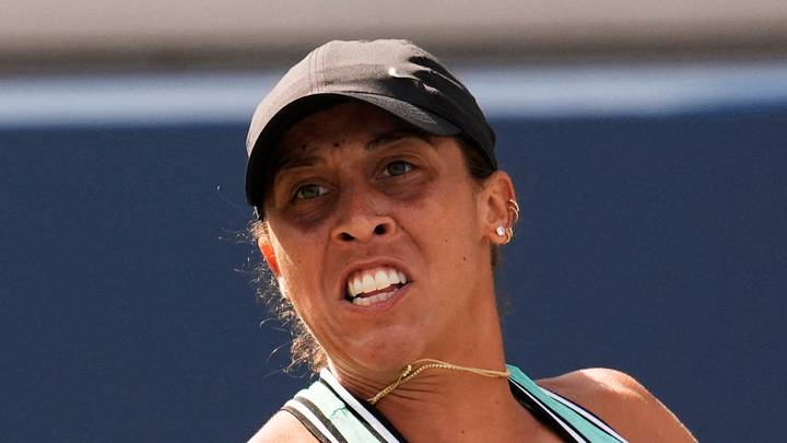 Madison Keys in action at the US Open