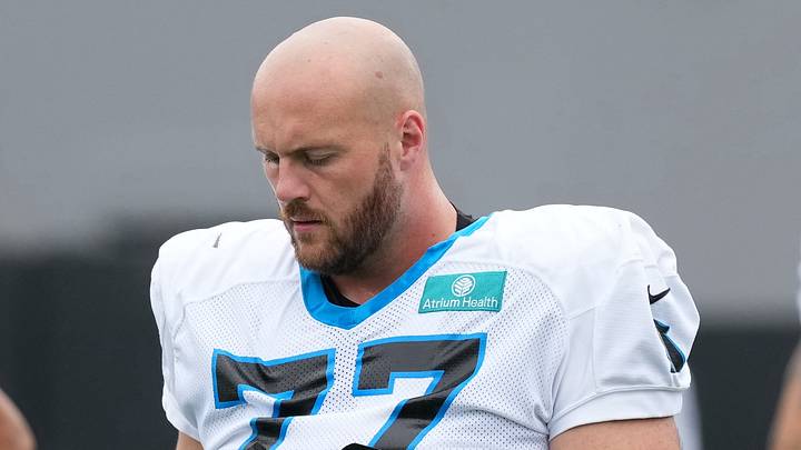 Carolina Panthers center Luke Fortner 