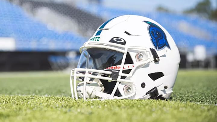 West Florida football helmet