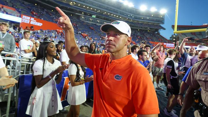 Jon Sumrall secured the first signature win of his Florida tenure with a victory over No. 4 Ole Miss in Week 4. Jon Sumrall secured the first signature win of his Florida tenure with a victory over No. 4 Ole Miss in Week 4.