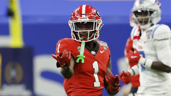 The Atlanta Falcons selected former Georgia Bulldogs wide receiver Zachariah Branch in the third round, and he should see plenty of time on offense and special teams. 