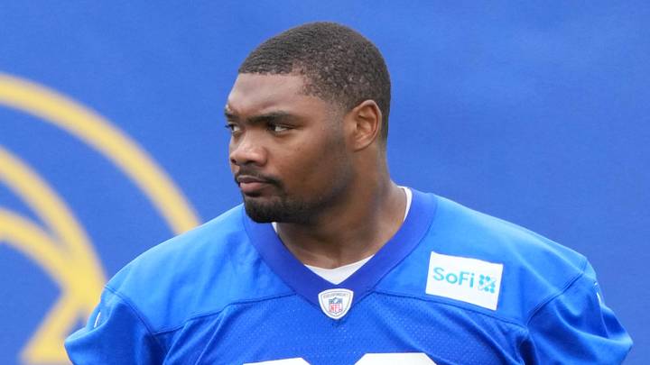Los Angeles Rams offensive lineman Willie Lampkin.