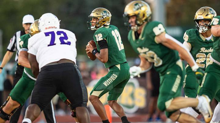 Westfield and Brownsburg are shown here in their regular-season matchup played on Sept. 26, 2025. The two teams squared off again Friday night with Brownsburg winning its seventh straight game in the series. Westfield and Brownsburg are shown here in their regular-season matchup played on Sept. 26, 2025. The two teams squared off again Friday night with Brownsburg winning its seventh straight game in the series.