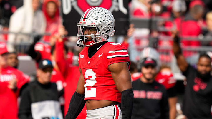 Ohio State Buckeyes defensive back Caleb Downs.