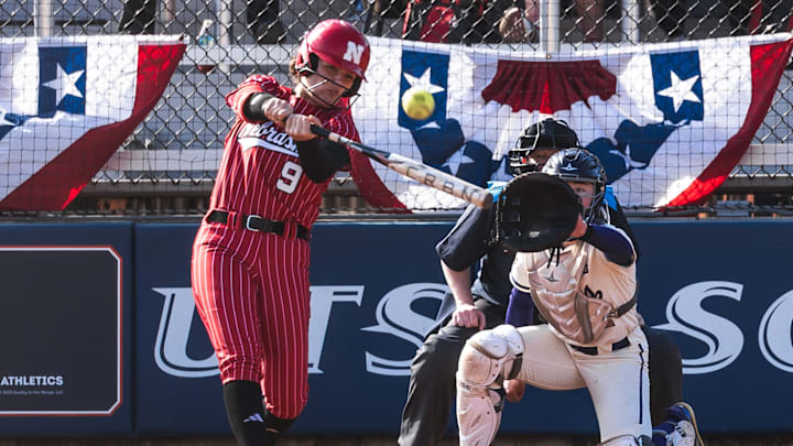 Nebraska's Hannah Camenzind hit her second home run in a 3-2 loss to Washington on Sunday.