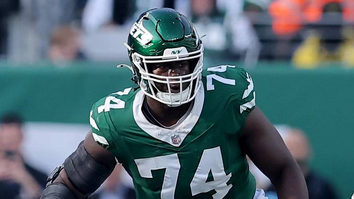 New York Jets offensive tackle Olu Fashanu New York Jets offensive tackle Olu Fashanu