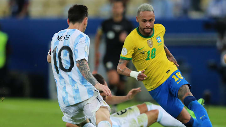 Brazil have the slight edge over Argentina in the two sides' overall head-to-head record.