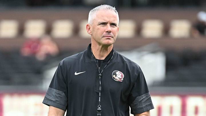 Aug 29, 2026; Tallahassee, Florida, USA; Florida State head coach Mike Norvell walks on the field prior to a game against New Mexico State at Doak S. Campbell Stadium. Mandatory Credit: Melina Myers-Imagn Images Aug 29, 2026; Tallahassee, Florida, USA; Florida State head coach Mike Norvell walks on the field prior to a game against New Mexico State at Doak S. Campbell Stadium. Mandatory Credit: Melina Myers-Imagn Images