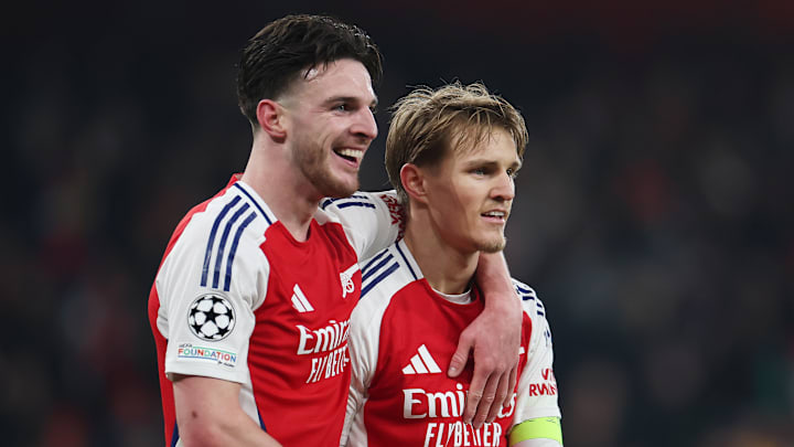 Rice and Odegaard both netted for Arsenal Rice and Odegaard both netted for Arsenal