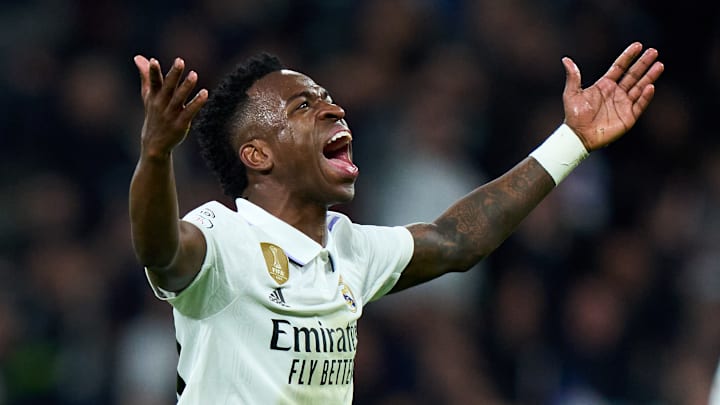 Vinicius Junior a reçu un carton jaune pendant la rencontre