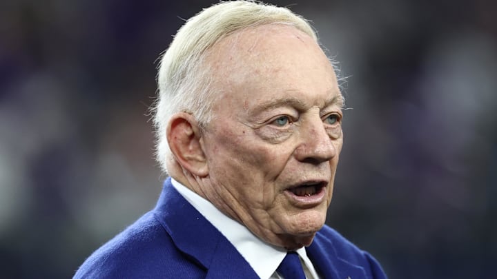 Dallas Cowboys owner Jerry Jones before a game against the Minnesota Vikings.