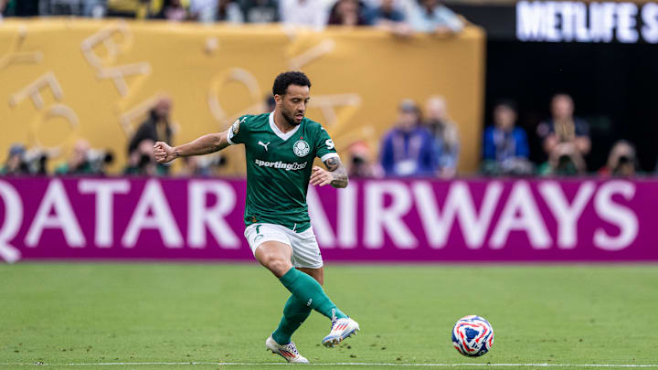 Felipe Anderson atuou apenas na estreia do Verdão