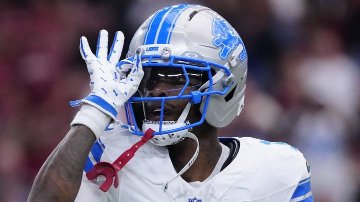 Detroit Lions wide receiver Jameson Williams Detroit Lions wide receiver Jameson Williams