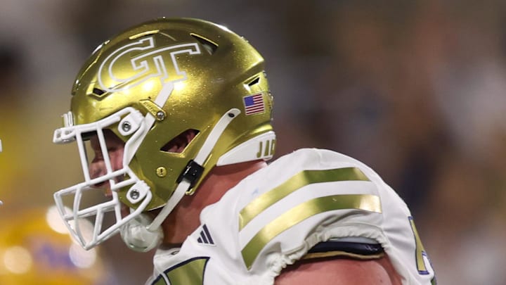 Georgia Tech Yellow Jackets offensive lineman Keylan Rutledge Georgia Tech Yellow Jackets offensive lineman Keylan Rutledge
