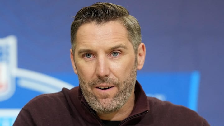 Washington Commanders general manager Adam Peters 