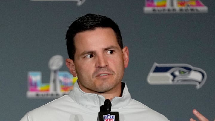 Seattle Seahawks head coach Mike Macdonald speaks to the media Seattle Seahawks head coach Mike Macdonald speaks to the media