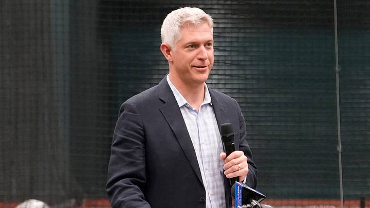 Orioles President of Baseball Operations Mike Elias welcomes the media and VIPs to the new facility. The Baltimore Orioles unveiled their new Player Development Complex to the media on Monday, Feb. 9, 2026. The 47,700 square-foot facility includes indoor batting cages and infield, a biomechanics lab, new outdoor covered batting cages and more fan access areas.