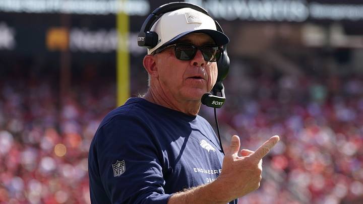 Denver Broncos head coach Sean Payton