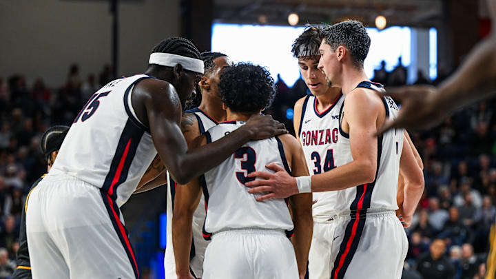 Gonzaga men's basketball team. Gonzaga men's basketball team.