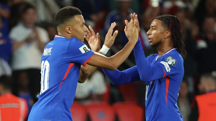 K. Mbappé et M. Olise - équipe de France K. Mbappé et M. Olise - équipe de France