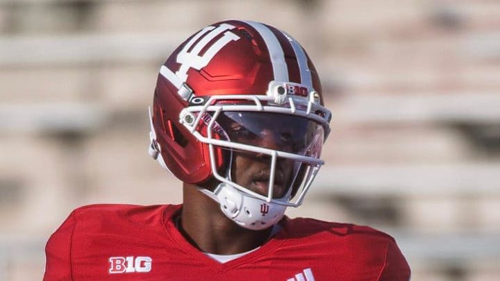 Indiana's Nick Marsh (11) during spring practice at Memorial Stadium on Tuesday, March 31, 2026. Indiana's Nick Marsh (11) during spring practice at Memorial Stadium on Tuesday, March 31, 2026.
