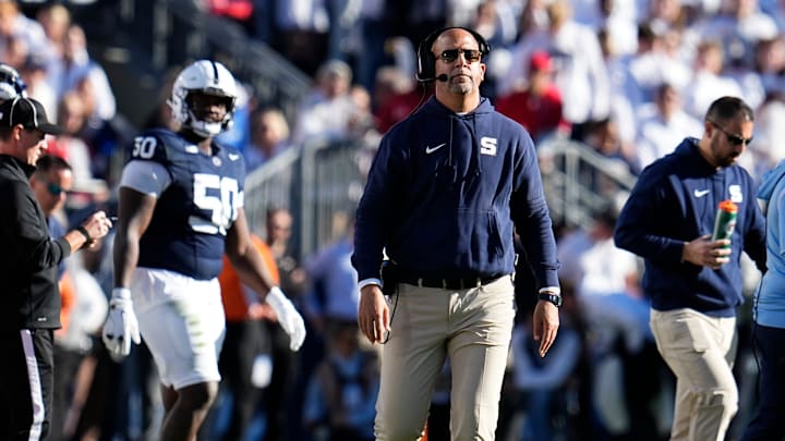 Penn State Nittany Lions head coach James Franklin