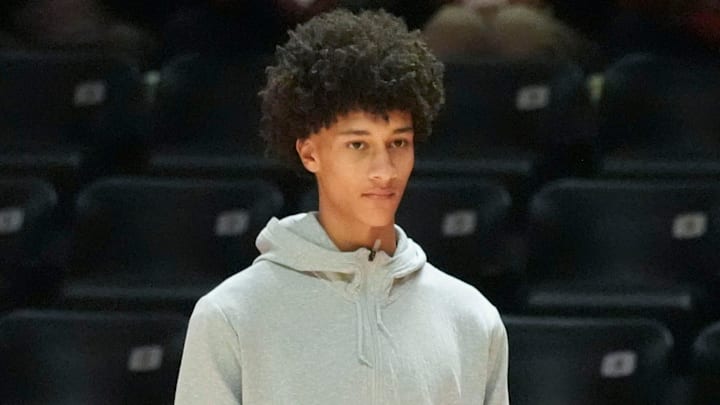 Five-star prospect Nate Ament visited Arkansas March 8 for Arkansas' 93-92 win over No. 25 Mississippi State. Five-star prospect Nate Ament visited Arkansas March 8 for Arkansas' 93-92 win over No. 25 Mississippi State.