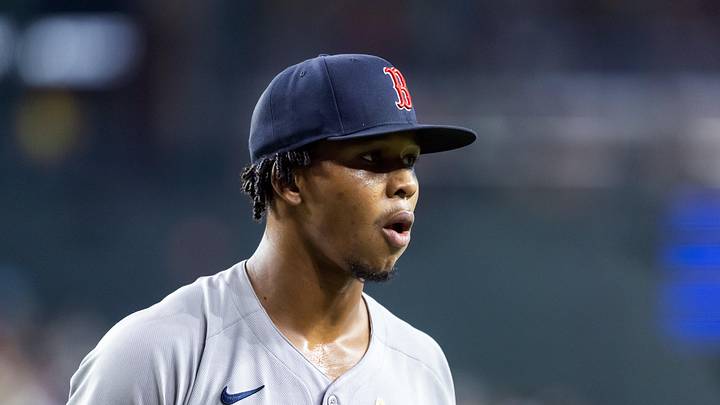 Boston Red Sox pitcher Brayan Bello (66) against the Arizona Diamondbacks at Chase Field.