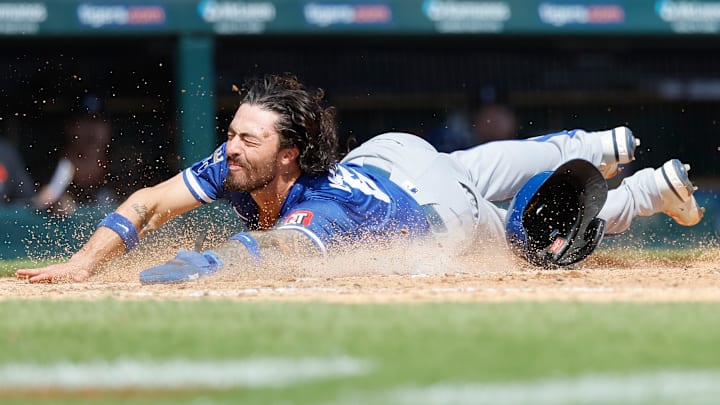 Kansas City Royals infielder Jonathan India Kansas City Royals infielder Jonathan India