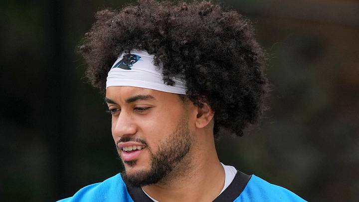 Carolina Panthers safety Lathan Ransom Carolina Panthers safety Lathan Ransom