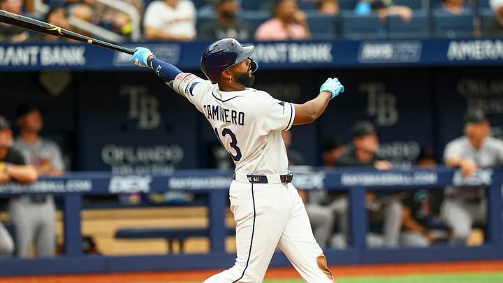 Rays slugger Junior Caminero on Tuesday became the first player to enter the 2026 Home Run Derby.