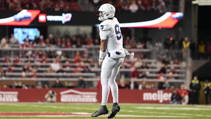 Penn State Nittany Lions quarterback Beau Pribula (9)
