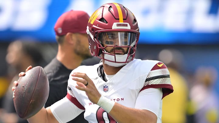 Washington Commanders quarterback Marcus Mariota Washington Commanders quarterback Marcus Mariota