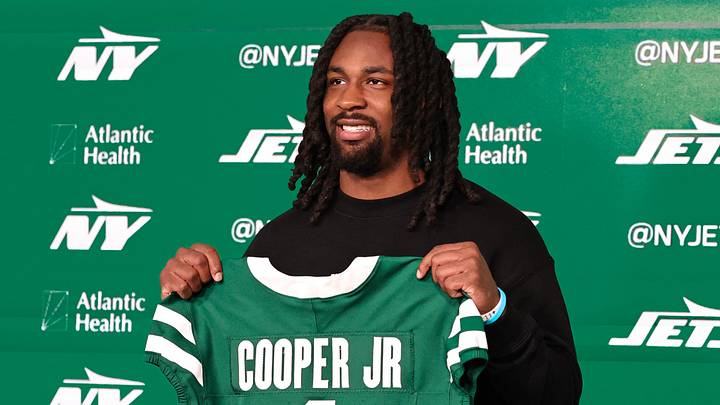 New York Jets wide receiver Omar Cooper Jr. New York Jets wide receiver Omar Cooper Jr.