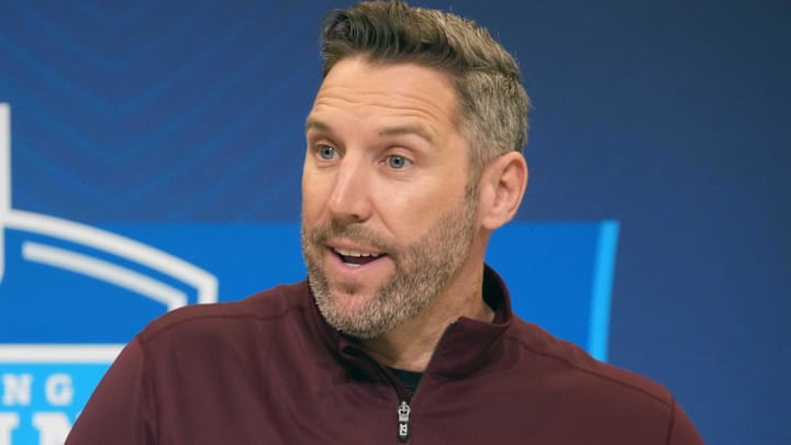 Washington Commanders general manager Adam Peters Mandatory Credit: Kirby Lee-Imagn Images Washington Commanders general manager Adam Peters Mandatory Credit: Kirby Lee-Imagn Images